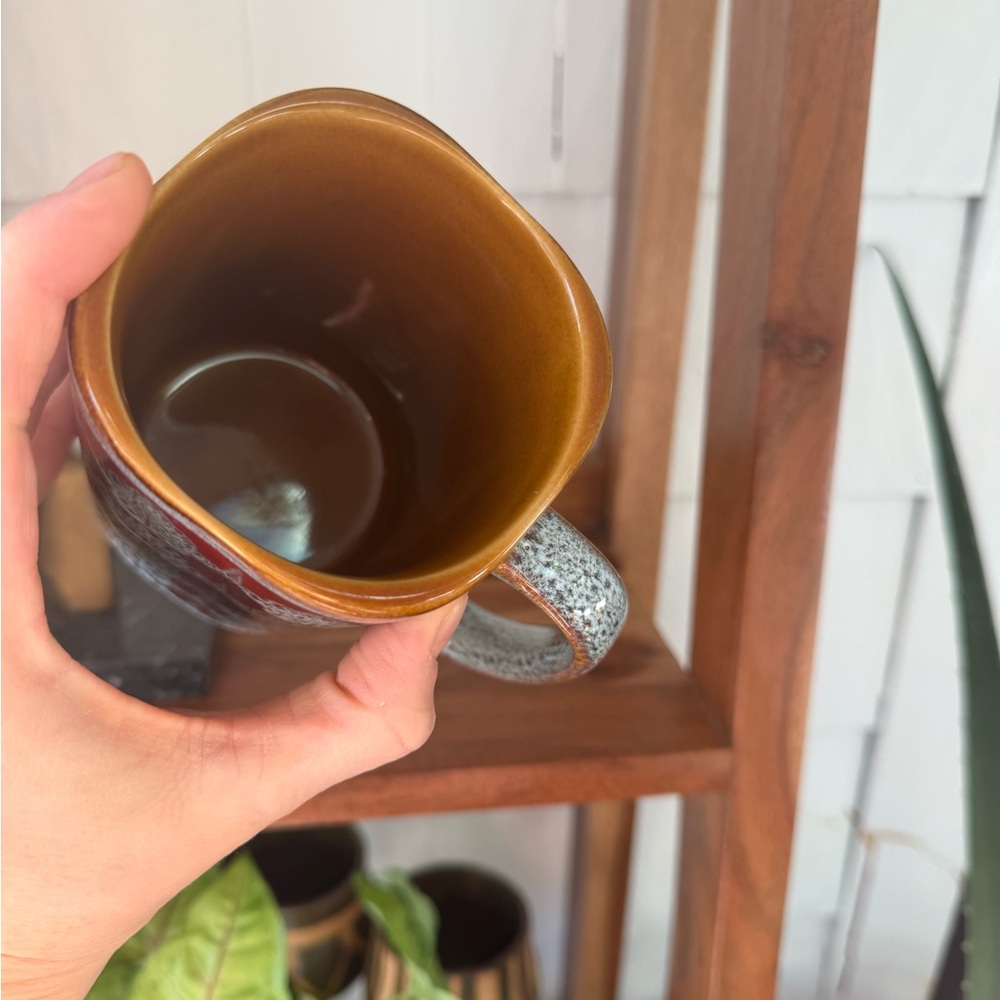 Vintage Today’s Home red and gray coffee tea mug - Picture 5 of 5